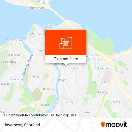 Inverness map