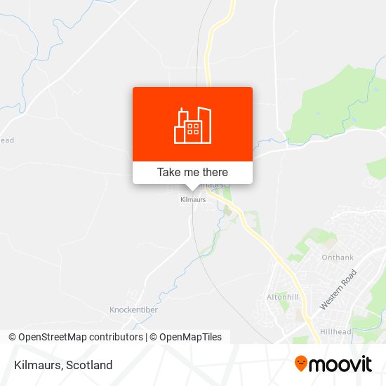 Kilmaurs map