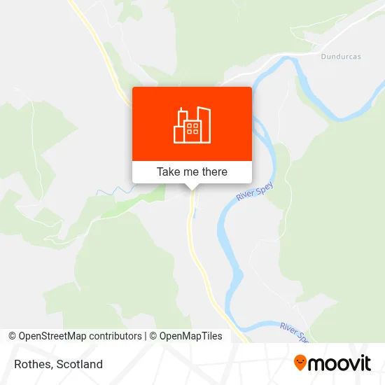 Rothes Map Public Transport in Rothes