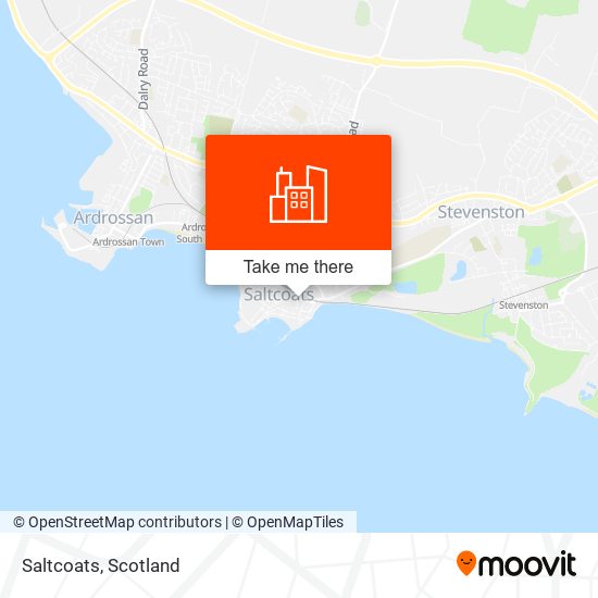 Saltcoats map