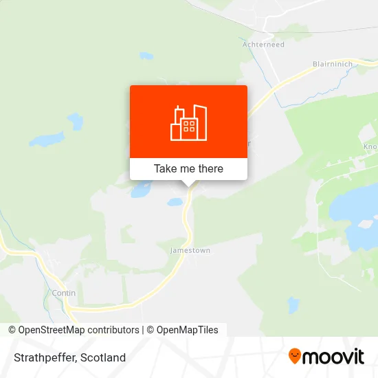 Strathpeffer map
