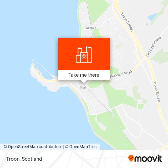 Troon map