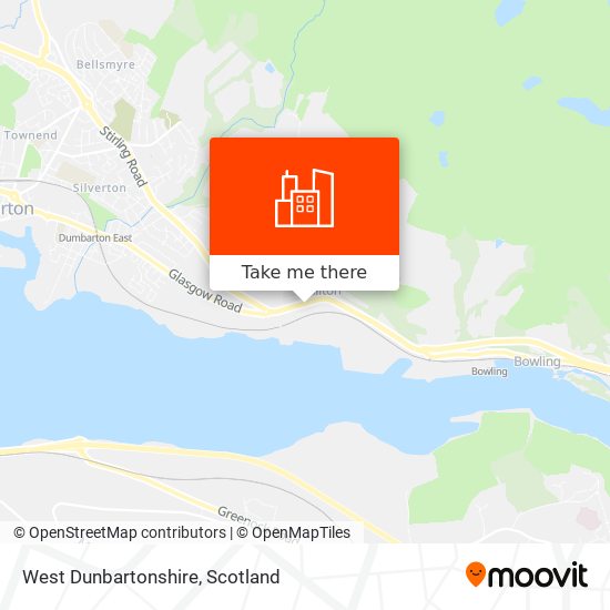 West Dunbartonshire map