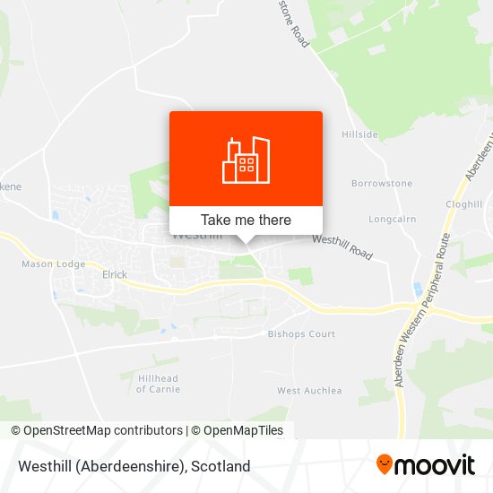 Westhill (Aberdeenshire) map