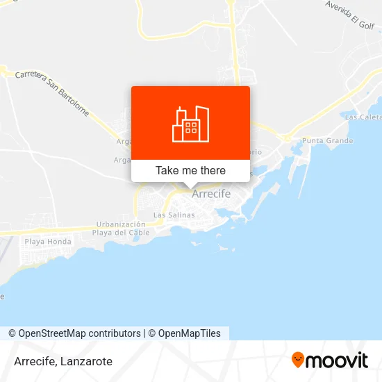 Arrecife map