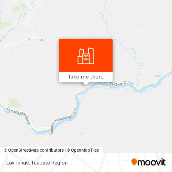 Lavrinhas map