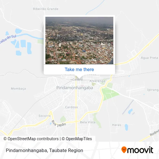 Pindamonhangaba map