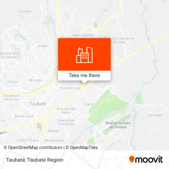 Taubaté map