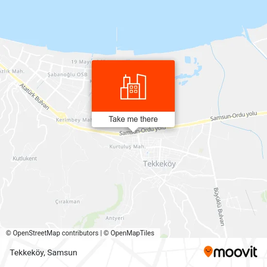 Tekkeköy map