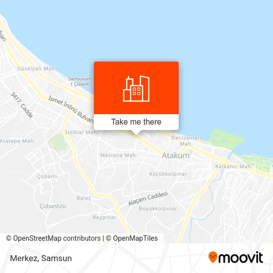 Merkez map