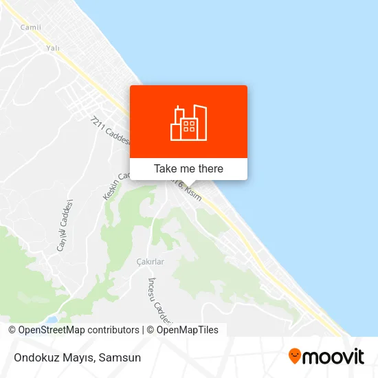 Ondokuz Mayıs map