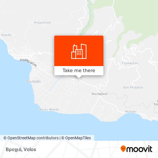 Βροχιά map