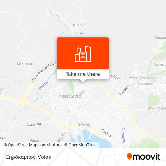 Ξηρόκαμπος map