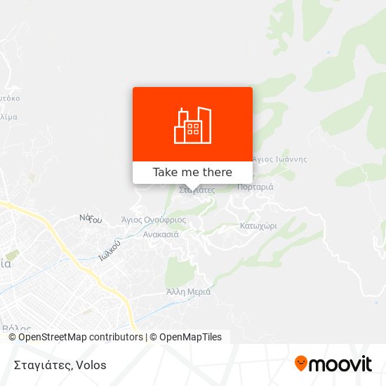 Σταγιάτες map