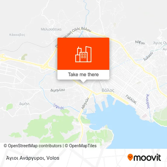 Άγιοι Ανάργυροι map