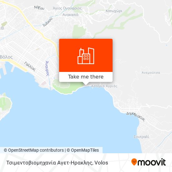 Τσιμεντοβιομηχανία Αγετ-Ηρακλης map