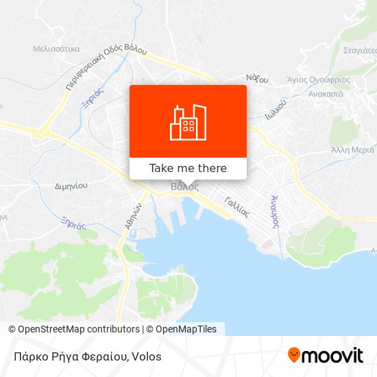 Πάρκο Ρήγα Φεραίου map