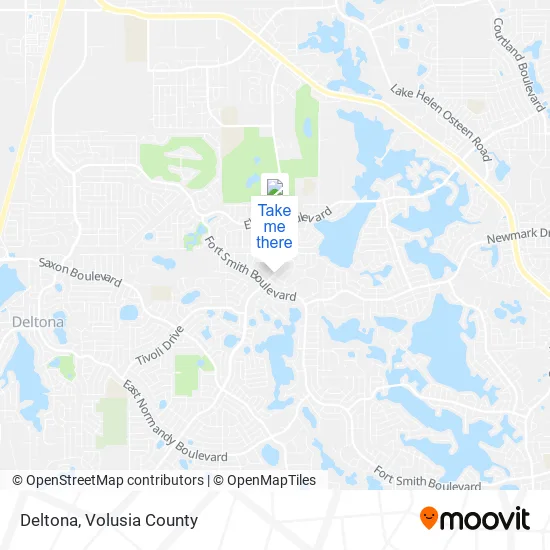 Deltona map