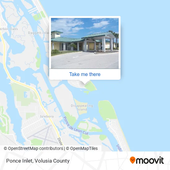 Ponce Inlet map