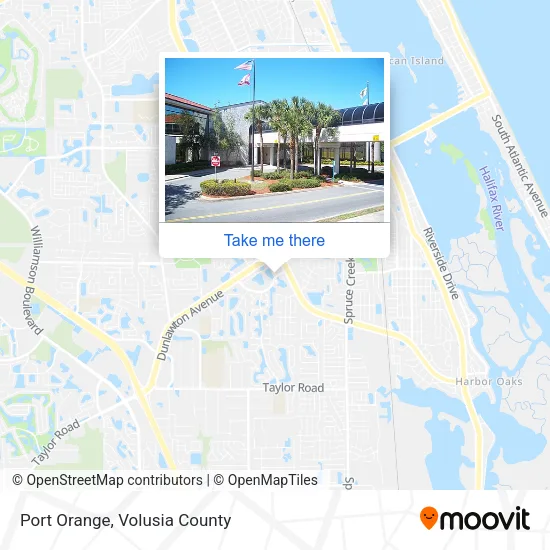 Port Orange map
