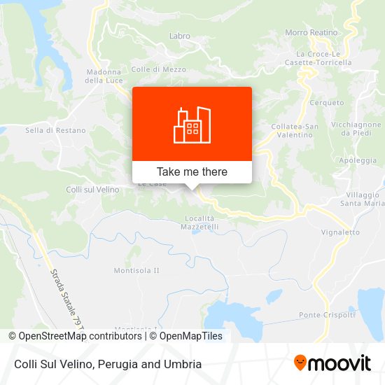 Colli Sul Velino map