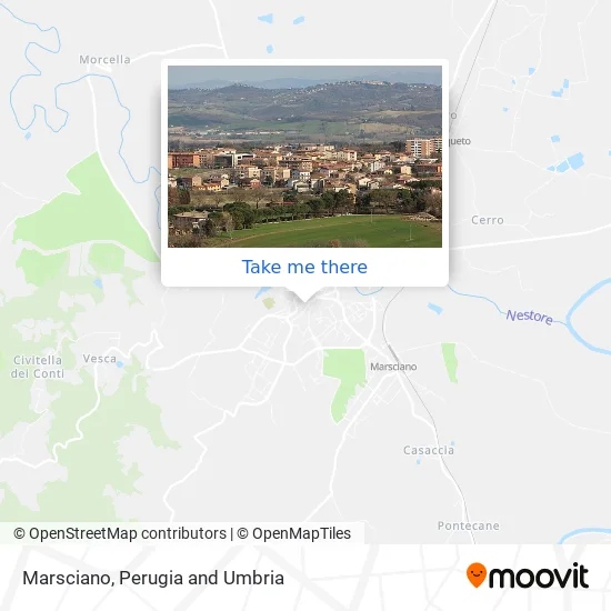 Marsciano map