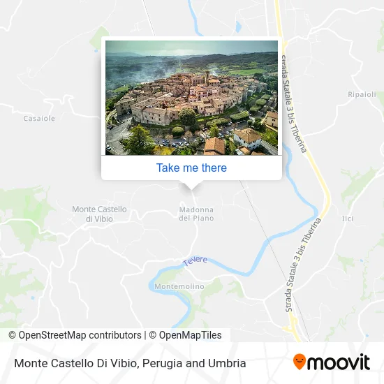 Monte Castello Di Vibio map