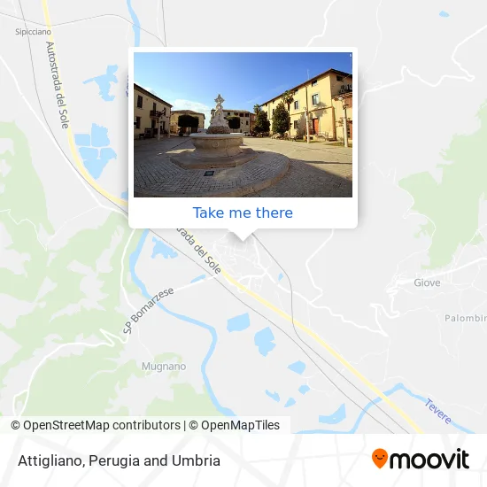 Attigliano map