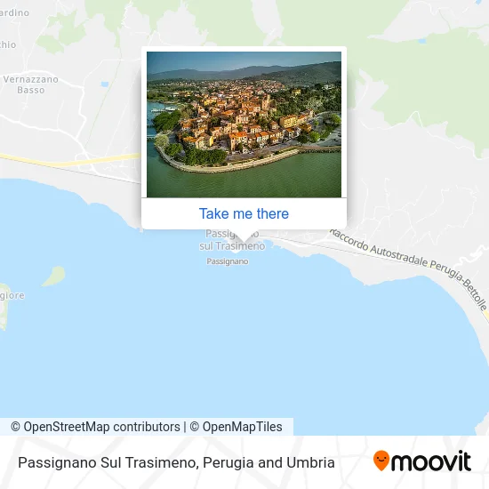 Passignano Sul Trasimeno map