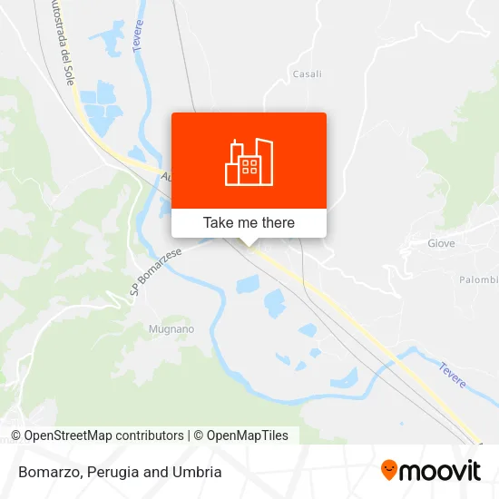 Bomarzo map