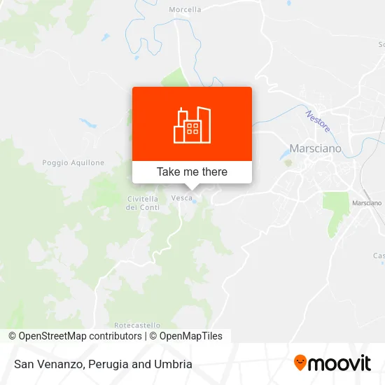 San Venanzo map