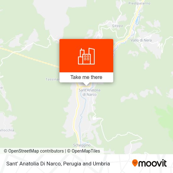 Sant' Anatolia Di Narco map