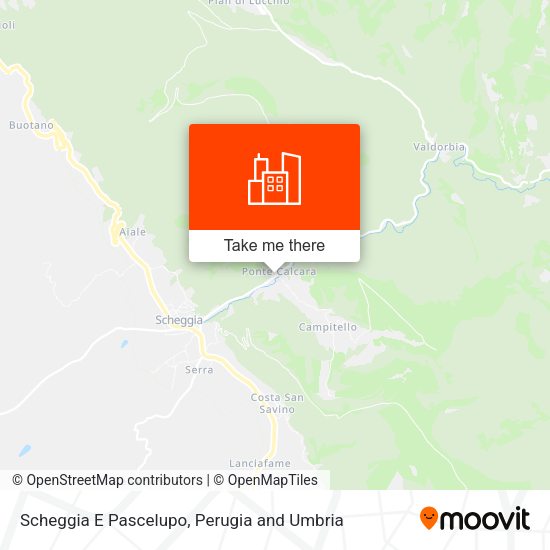 Scheggia E Pascelupo map