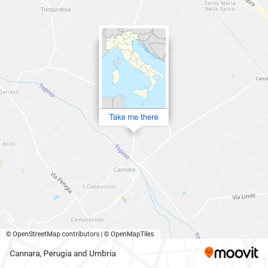 Cannara map