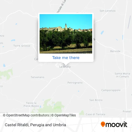 Castel Ritaldi map