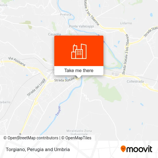 Torgiano map