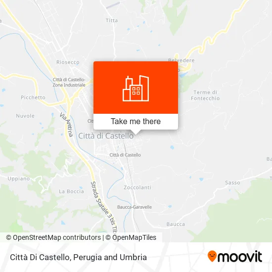 Città Di Castello map