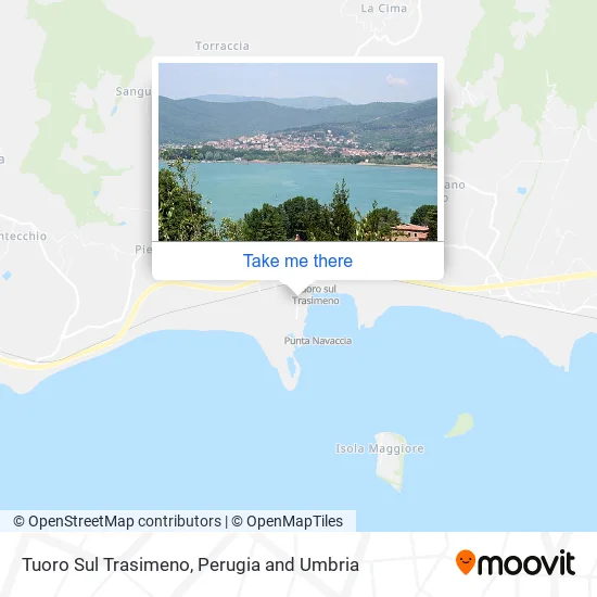 Tuoro Sul Trasimeno map
