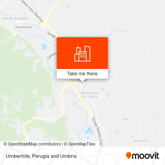 Umbertide map