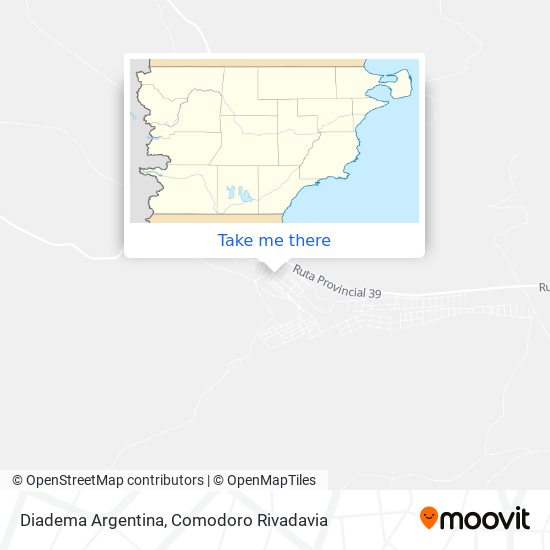 Mapa de Diadema Argentina