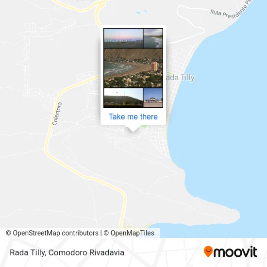 Rada Tilly map
