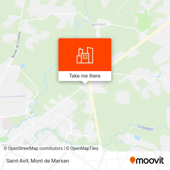 Saint-Avit map