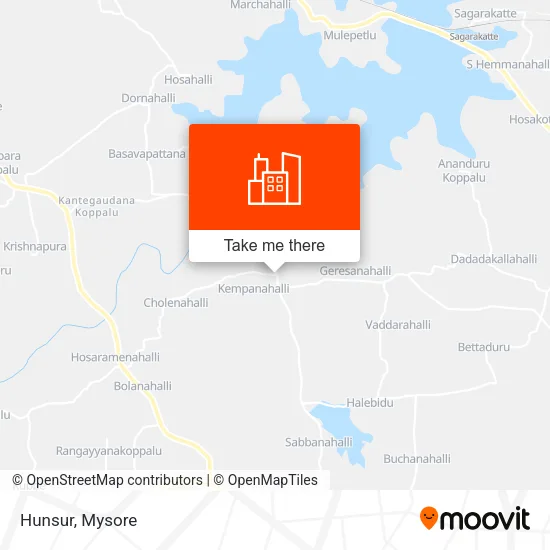 Hunsur map