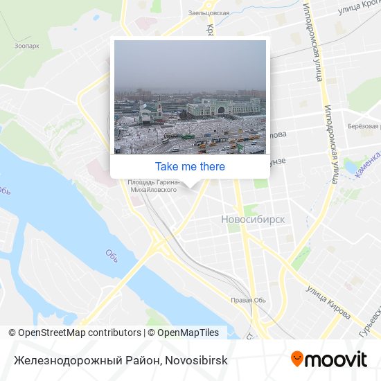 Железнодорожный Район map