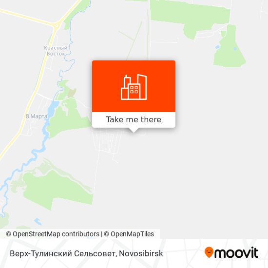 Верх-Тулинский Сельсовет map