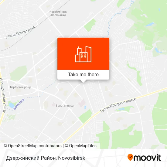 Дзержинский Район map