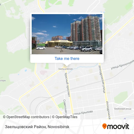 Заельцовский Район map