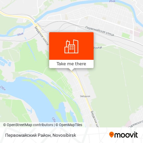 Первомайский Район map