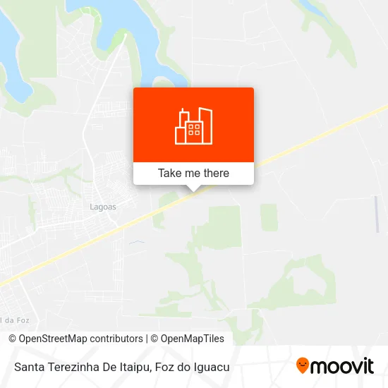 Santa Terezinha De Itaipu map