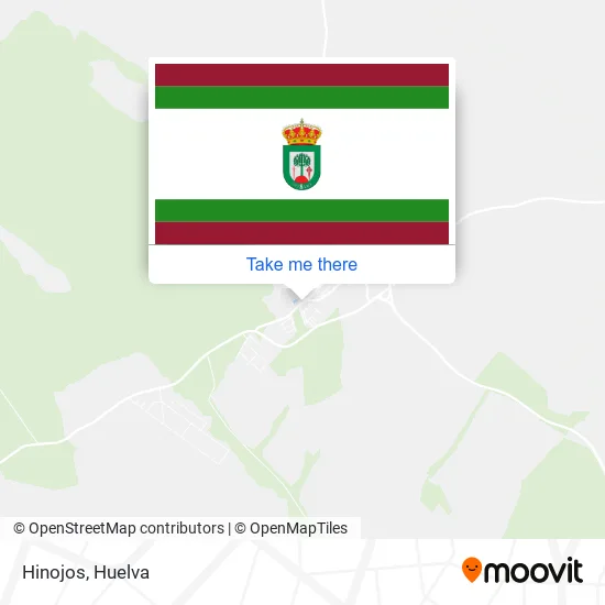 Hinojos map